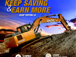 CASE Excavator CX220C LC