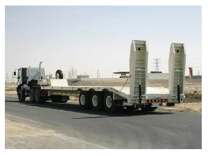 Tata 70 Ton Low Bed Truck Trailer on Rent